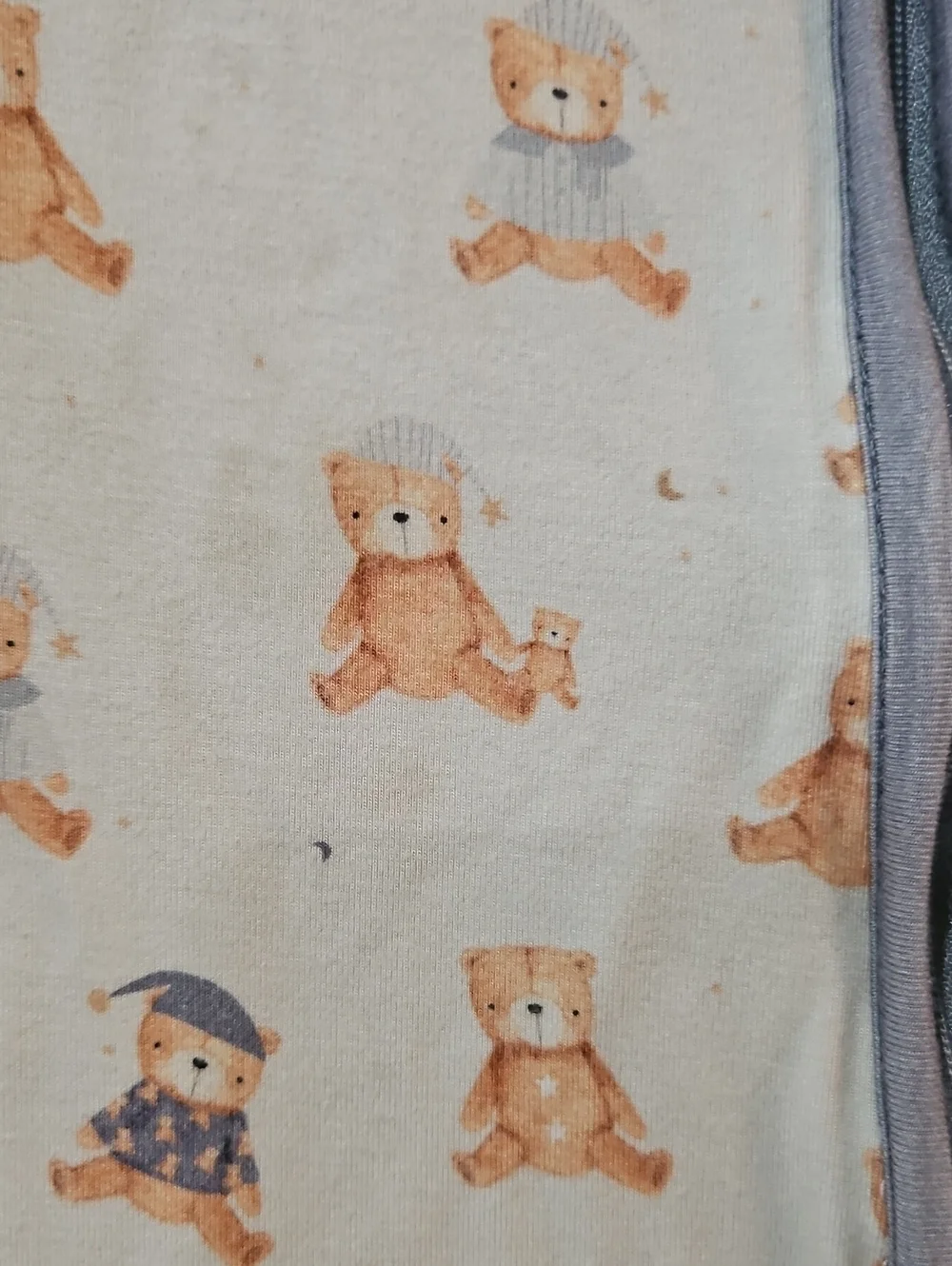 Little One Shop Sleepy Bear Bamboo Convertible Sleeper 2T